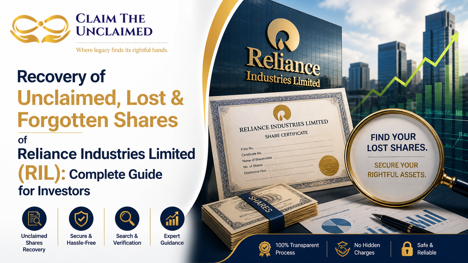 Recovery of Unclaimed, Lost & Forgotten Shares of Reliance Industries Limited (RIL): Complete Guide for Investors